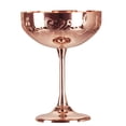 thumbnail image 1 of QUTETN 304 Stainless Steel Carved Martini Glass, Martini Glass, Tall Glass, Cocktail Glass, 9.13oz Champagne Glass, Plating Tall Saucer Glass, Copper Glass, 1 of 4