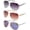 3 Pairs Gunmetal, Blue & Brown, variant on IG9532-SL&GDMR&GN-3PK