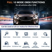 Foxwell NT510 Elite Car Scanner Bidirectional Control Test Diagnostic Tool OBDII Code Reader OBD2 Scanner Full System Full Maintenance Reset Automotive Scanner for All Cars EOBD OBD Scanner,Benz