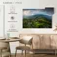thumbnail image 5 of Elephant Stock Majestic Blue Ridge Mountains Wall Art - Horizontal Canvas Wall Art - Living Room Wall Decor - Nature Canvas - Green And Gray Decor - 48" x 32", 5 of 8