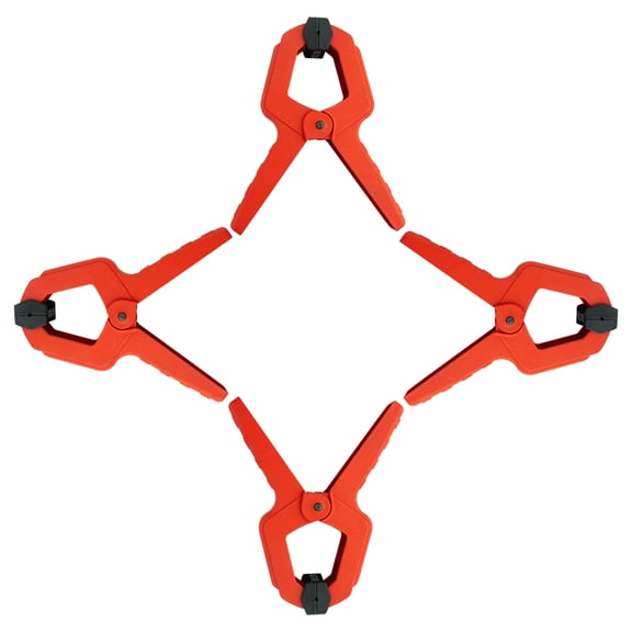 4Pcs 0-30mm Wid Model Seamless Auxiliary Clamps Tool with Anti-skid Pads for Hobby Model