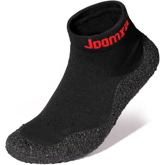 Calcetines acuáticos Joomra para mujer y hombre descalzos, talla 6, negros