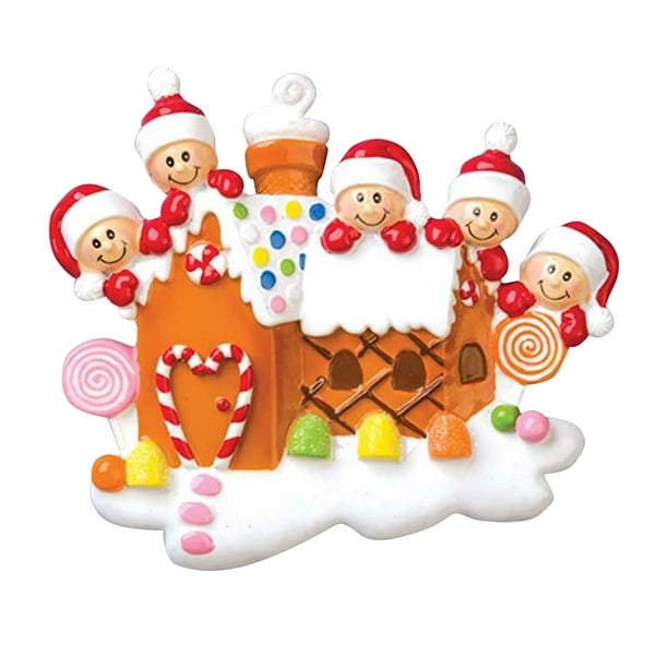 Gibobby Bricolaje personalizado bebé decoración árbol de Navidad ornamento(RD)