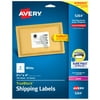 Avery TrueBlock Shipping Labels, Sure Feed Technology, Permanent Adhesive, 3-1/3" x 4", 150 Labels (5264)