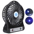 thumbnail image 2 of Ventilador de mesa recargable control inteligente con ajuste de viento de tres bloques Mini ventilador de escritorio portátil para escritorio de cama ANGGREK Otros, 2 of 8