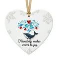 thumbnail image 1 of Adorno de corazón con animales y amistad Una forma significativa de expresar «mi persona» Amistad eterna Colgante acrílico 2D con forma de corazón, 1 of 5
