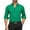 Green, variant on Men's Slim Fit Long Sleeve Button Down Shirt, Single Chest Pocket, Stretch Fabric for Business Casual & Date Occasions Black 3XL