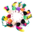 thumbnail image 3 of 10 Uds. para Gatos Con Ratón Falso Mini Con Plumas, 3 of 7