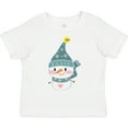 thumbnail image 3 of Inktastic Cute Christmas Snowman in Blue Hat and Scarf Boys or Girls Toddler T-Shirt, 3 of 5