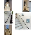 thumbnail image 4 of Jinsinto Industrial Iron Pipe Stair Railing, Grab Rails, Clothes Rack, Wrought Iron Handrail for Elderly Children in Hallways, Ramps or Stairs,30cm, 4 of 4