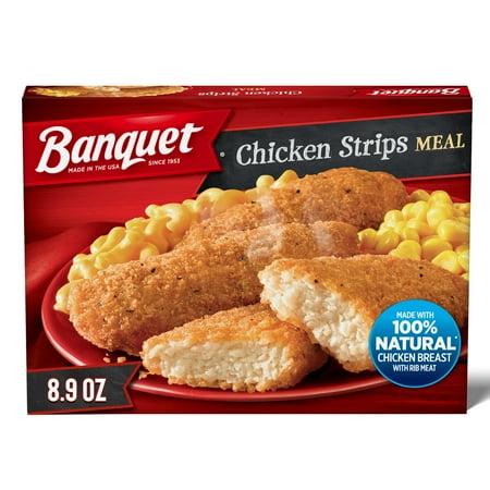 Banquet Chicken Strips, Frozen Meal, 8.9 oz (Frozen)