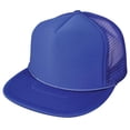 thumbnail image 5 of Flat Bill Blank Two Tone 5 Panel Mesh Foam Trucker Snapback Hats Caps Unisex, 5 of 16