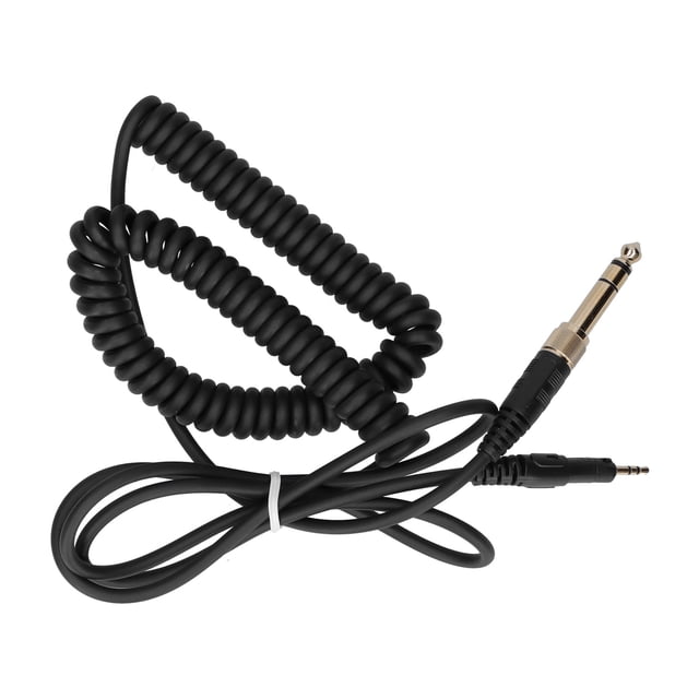 Cable de audio para auriculares con resorte extensible de repuesto para ATHM50X M40X