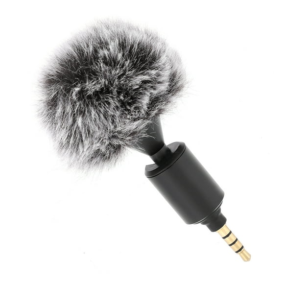 3.5mm Plug-Play Microphone For Mobile Phones, Plug And Play Mic For Camcorders Mobile Phone DSLR Camera Camcorders Mini 3.5mm Microphone For Cameras