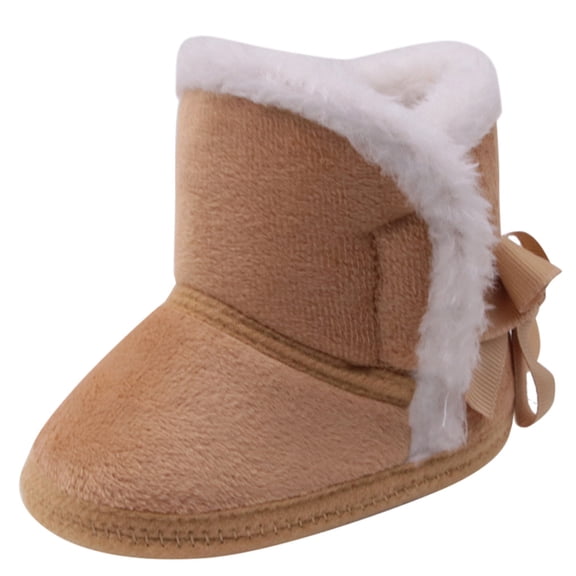 Boots Winter Baby Boys Girls Shoes Anti- Toddler Snow Warm Prewalker Size Shoe Toddler Running Shoe Boys School Shoes Toddler Canvas Shoes on Boys Shoes Size 4 Size 8 Toddler Cleats