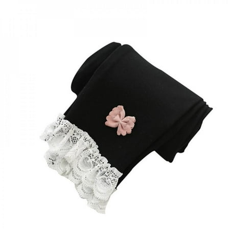 

Toddler Baby Girls Rabbit Pattern Pants Leggings Children Cute Stretchy Warm Trousers Bottoms Black-B XL
