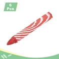 thumbnail image 3 of Uxcell Lumber Marking Crayons, 6 Pcs Red Hex Wax Tire Marker, 4.1" x 0.59" Hex Waterproof Drawing Crayons Furniture Marker for Wood, Glass, Cartons, Cloth, Stone, Ceramics, 3 of 6