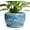 Blue Sapphire, variant on 6 Inch Plant Pots - Ceramic Planter with Drainage Hole and Saucer, Round Ceramic Flower Pot Indoor Outdoor, Modern Succulent Planter, Bathroom Decor, Gifts for Plant Lovers, Grey