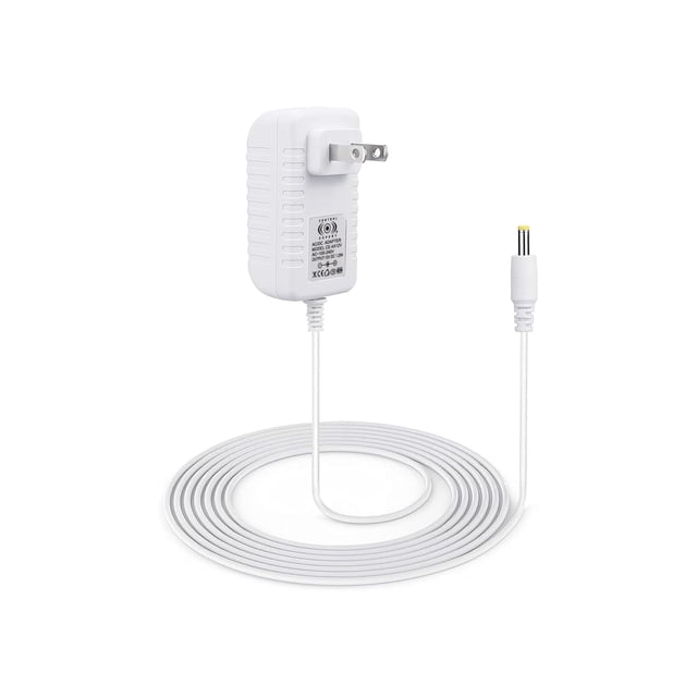 CONTROL EXPERT Adaptador de Corriente de 15W Compatible con Echo Dot (3ª, 4ª, 5ª Gen) y Echo Pop, Altavoz Inteligente y TV Cube - Cable de Enchufe de Pared