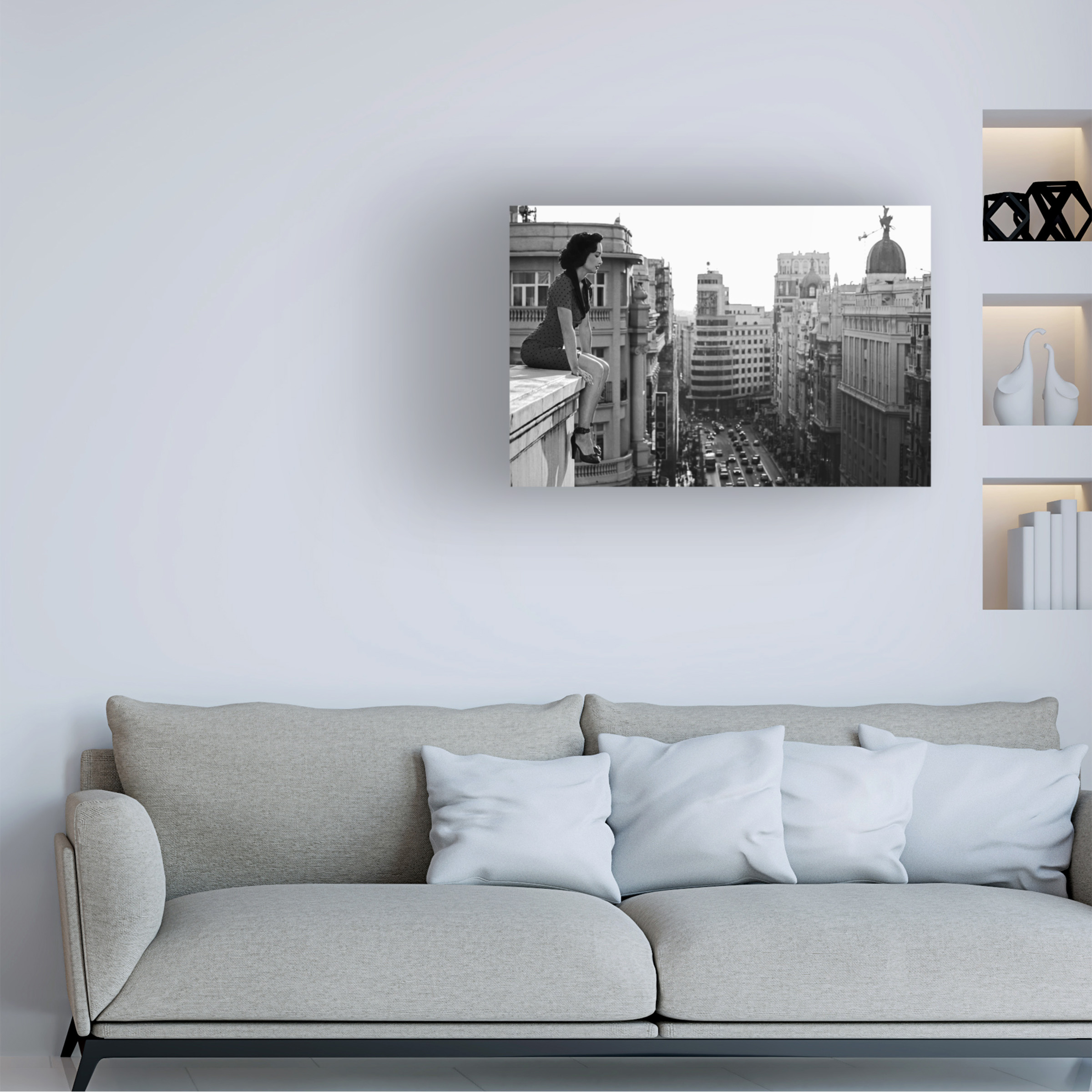 Alejandro Marcos 'Mad Madrid' Canvas Art