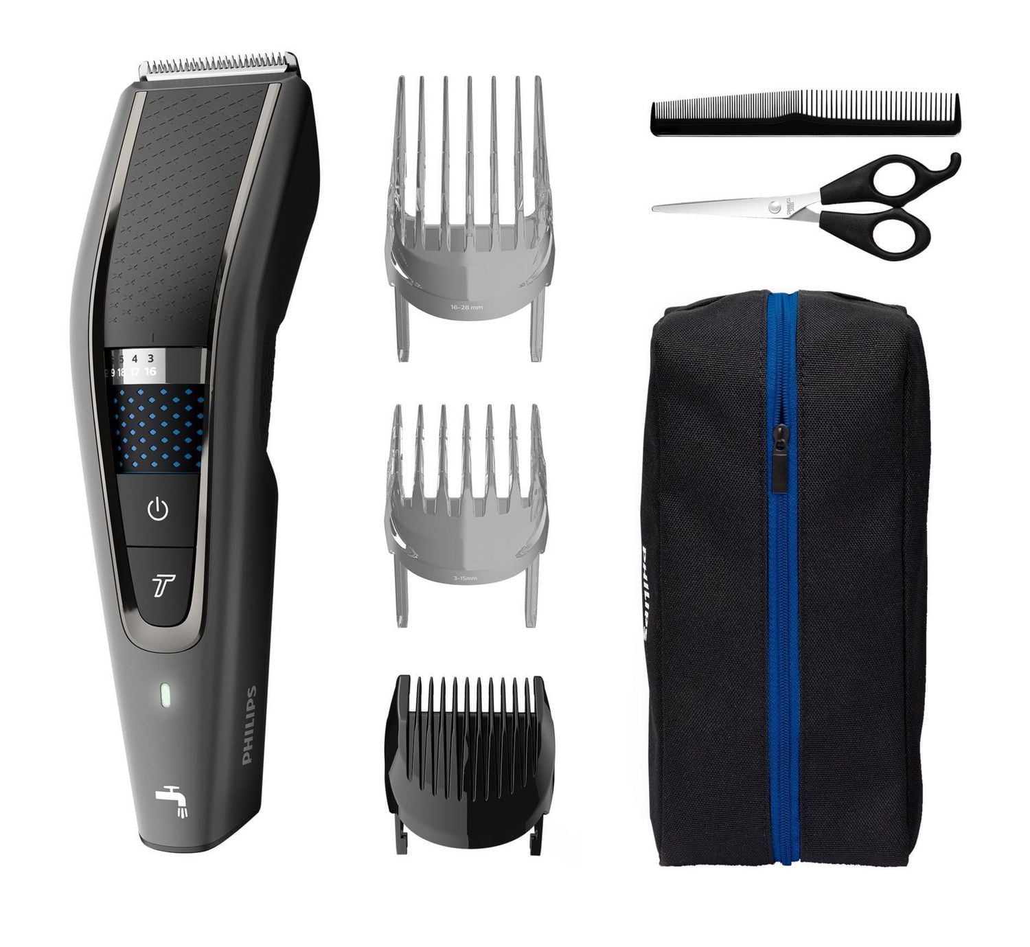 Philips Hairclipper Series 7000 with Dual Cut & Trim-n-Flow PRO Technology, Washable, HC7650