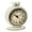 Cream, variant on Creative Co-Op Decorative Pewter Mantel Clock with Bird, Grey