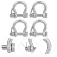 thumbnail image 4 of EeaseCA 4pcs Practical Metal Shackle Metal Shackle Lifting Shackle D-Shaped Shackle, 4 of 7