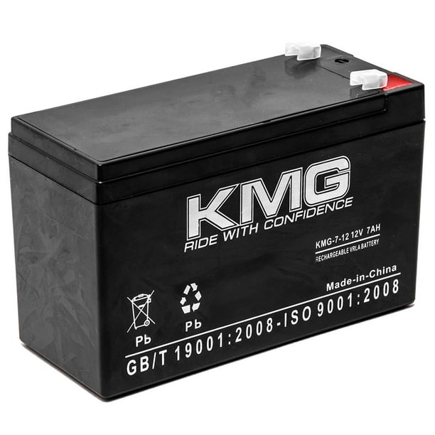 KMG Batterie de Remplacement 12V 7Ah Compatible avec la Technologie Alpha ALI 1000 1250 2400 600 800