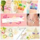thumbnail image 5 of Kit para hacer pulseras de cuentas, 4800 piezas de cuentas de arcilla, 24 colores, cuentas planas preppy, juego de bricolaje con cuentas de letras, cuentas de letras, cuentas de números, cuentas, 5 of 7