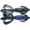 Black Blue, variant on Keitech Crazy Flapper 2.8 inch Soft Plastic Creature Bait 8 pack
