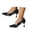 Black, variant on Women's Pointed Toe Patent Leather Embroidered Stiletto Heel Pumps Party Dress Shoes