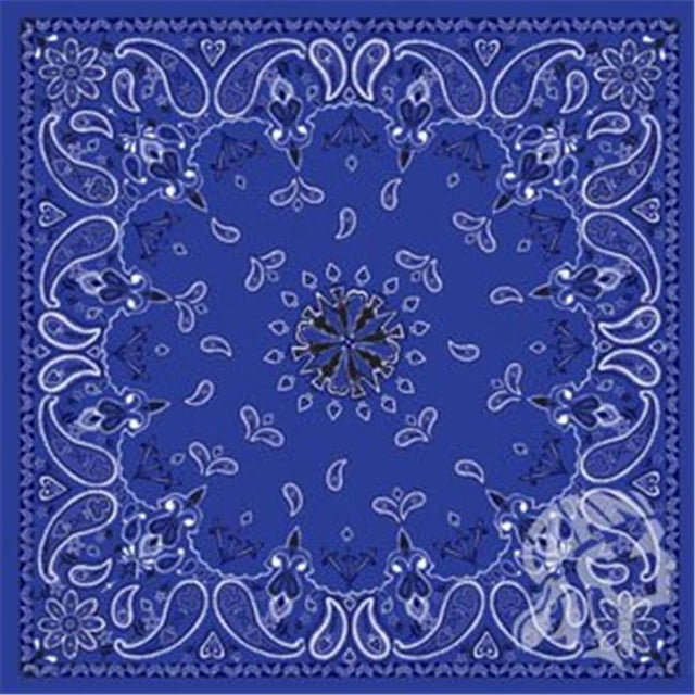 Bandannas sold In 12s B002 Navy Paisley