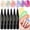 C, variant on Gel Nail Polish Pens,Nail Art Markers,Nail Polish Pen Set 6 Colors,Quick Dry Nail Art Pens | No UV Lamp Needed | Water Based Nail Art Paint(A)