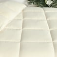 thumbnail image 3 of BNM Solid Comforter Down Alternative Bedding, Twin, Ivory, 3 of 8