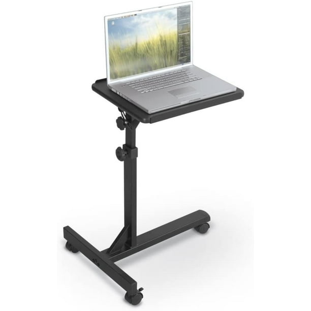 Lap Jr Mobile Adjustable Height Laptop Workstation Keep Your Laptop Handy And Within Reach With The Compact Lap Jar By Balt Walmart Com Walmart Com
