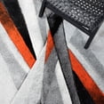 thumbnail image 6 of Safavieh Hollywood Jennifer Abstract Area Rug, Gray/Orange, 6'7" x 9', 6 of 11