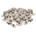 thumbnail image 2 of 50 paquetes de fibra de carbono M3 M4 M5 M6 M8 tuercas en T que sujetan el conector de alta resistencia de aluminio serie 45 M4 Baoblaze Tuercas en T de fibra de carbono, 2 of 8