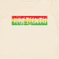 thumbnail image 4 of Inktastic Juneteenth Banner in Red Yellow and Green Boys or Girls Baby T-Shirt, 4 of 5