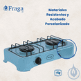 thumbnail image 3 of FRAGA Parrilla de Mesa, FRAGA P802, 2 Quemadores, Porcelanizada,Encendido Manual, Gas L.P., Hecho en México., 3 of 4