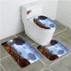 thumbnail image 1 of ABPHQTO Paisaje alienígena Juego de alfombras de baño de 3 piezas Alfombra de baño Alfombra de contorno y tapa de inodoro, 1 of 2