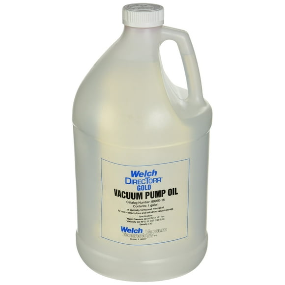 Welch 8995G-15 Huile pour Pompe à Vide, Or; 1 Gallon