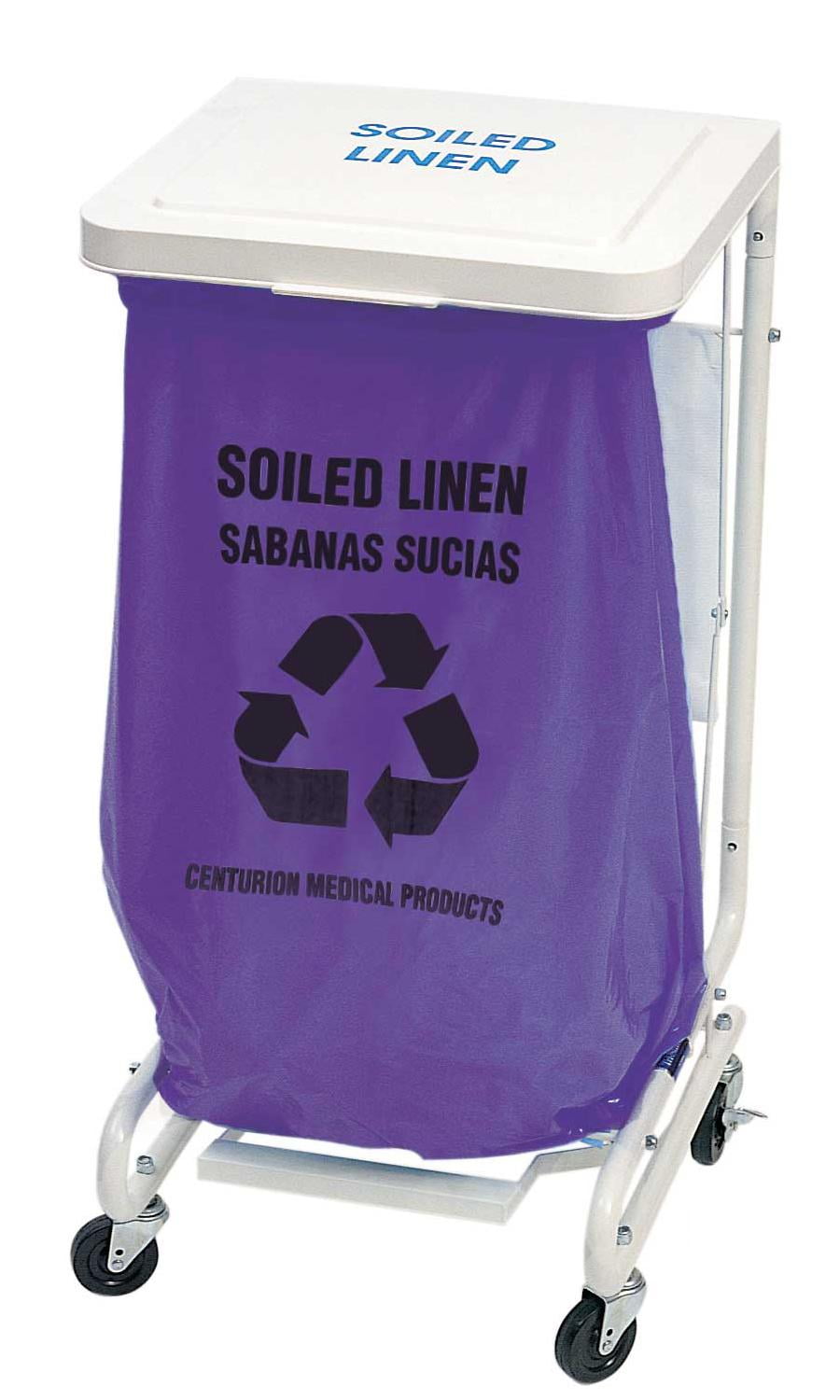 Centurion Soiled Linen Bag 30X45" Low Dens, Purple, Box of 240