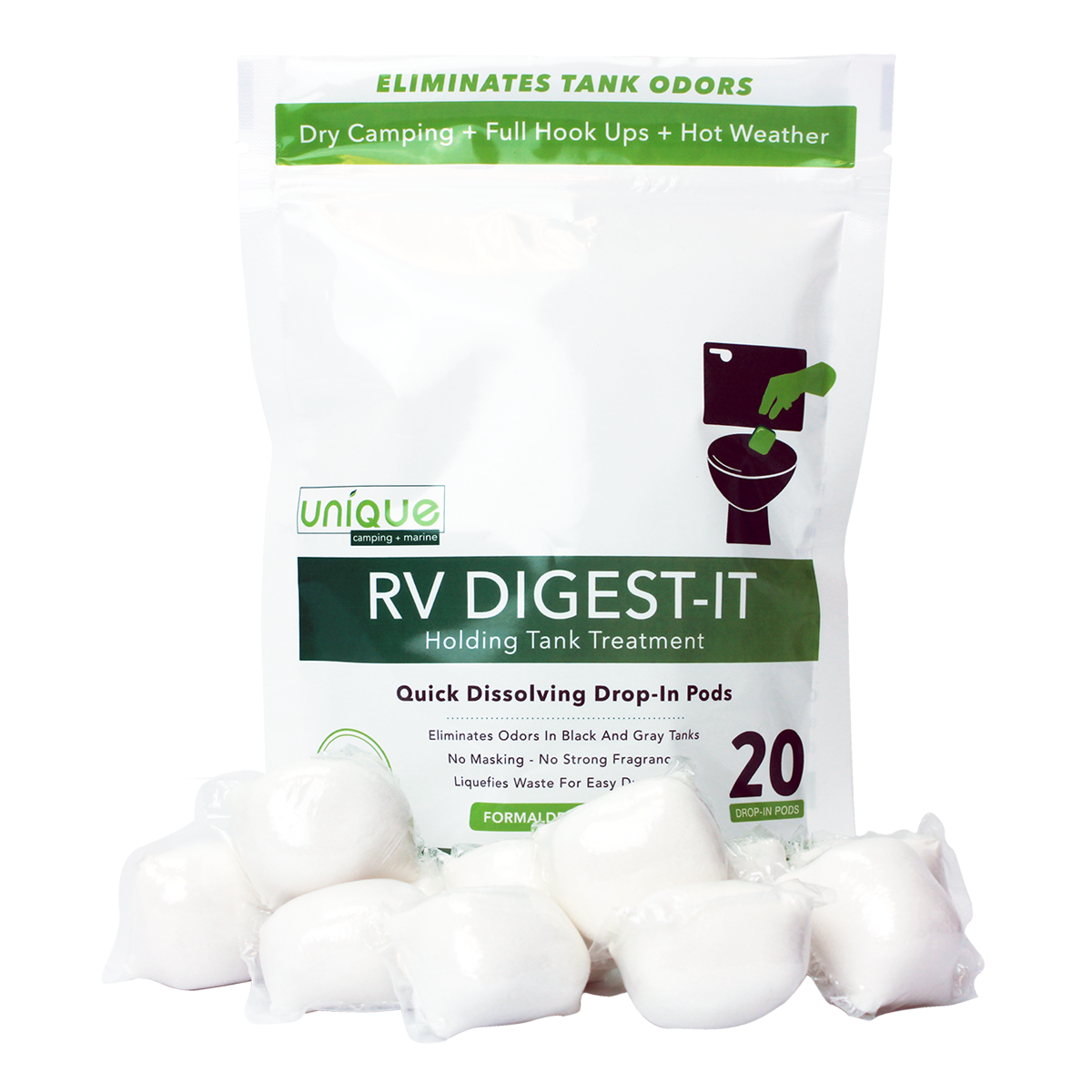 Unique Camping + Marine RV DigestIt Black Water Holding Tank