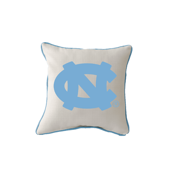 North Carolina Tar Heels 17" x 17" Square Piped Pillow