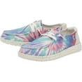 thumbnail image 2 of Hey Dude Women's Wendy Rose Candy Tie Dye Size 10  Womens Shoes  Womens Lace Up Loafers  Comfortable & Light-Weight, 2 of 6