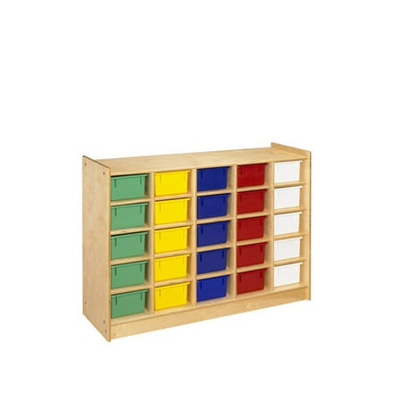A&E Wood Designs Cubbie 25 Compartment Cubby