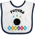 thumbnail image 3 of Inktastic Future Bowler Bowling Pins Boys or Girls Baby Bib, 3 of 4