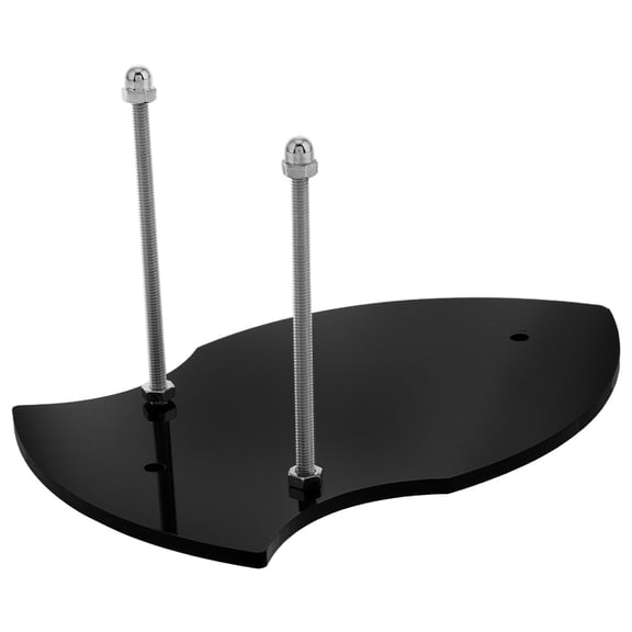 WEUVEB Black Acrylic Wall Mount Sword Display Stand Vertical Holder for Home Storage