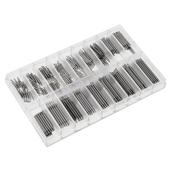 12x Herramienta de Barra 8-25 Mm para Correa de Reloj, Las Nervaduras Facilitan La Compresión Del Sunnimix Barras de resorte para correa de reloj