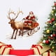 thumbnail image 4 of Uuiauoio Christmas Decor, Christmas Window Clings, Snowflake Window Stickers Decals with Santa Claus Reindeer, PVC Xmas Decorations Clings for Holiday Party Decorations Accessories, 4 of 6